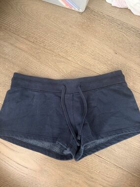 Brandy Melville Navy Blue Drawstring Bike Shorts